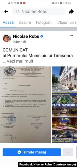 Facebook Nicolae Robu