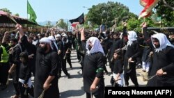 په اسلام اباد کې اهل تشیع د عزادارۍ پر مهال - د ۲۰۲۱ز کال د اګست د ۱۸مې انځور. 