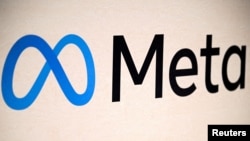 Logoul companiei Meta, care deține Facebook și Instagram.