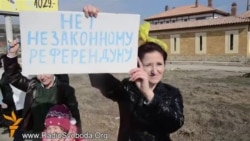 Крымда референдумга каршы нааразылык жыйын өттү