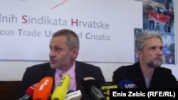 Dragutin Lesar i sindikalac Krešimir Sever