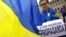 Під час однієї з акції протесту щодо агресії Росії проти України