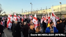 საპროტესტო აქცია რუსთავის პენიტენციურ დაწესებულებასთან, 2021 წელი