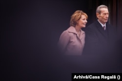 Regele Mihai alături de principesa Margareta.