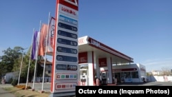 O stație de carburant Lukoil din Târgoviște. Imagine de arhivă.