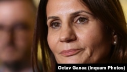 Candidata susținută de AUR, Anca Alexandrescu, a declarat că are de gând să meargă mai departe „pe acest drum al suveranismului”.