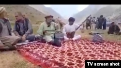 Fawad Andarabi într-un stop cadru de pe video, în 2021.