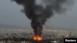 ისრაელისა და ირანის სამხედრო დაპირისპირება 13 ივნისიდან იკრებს ძალას. ფოტოზე: ხანძარი ისრაელის თავდასხმის შედეგად თეირანში, 18 ივნისი, 2025.