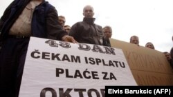 Protest bh. radnika, fotoarhiv