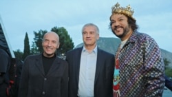 İgor Krutoy, Sergey Aksenov ve Filipp Kirkorov «Artekte», 2020 senesi oktâbrniñ 7-si