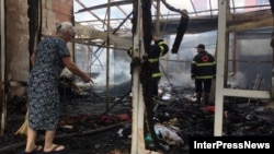 ფოთის ბაზარი ხანძრის შემდეგ