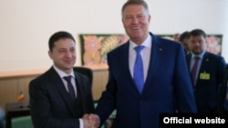 Președinte României, Klaus Iohannis și președintele ucrainean Volodimir Zelenski.New York, 26 septembrie 2019