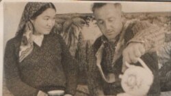 Qırımtatar milliy areketiniñ iştirakçileri Zampira Asanova ve Lütfi Bekirov