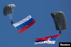 Deo parade u Beogradu