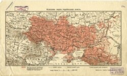 «Оглядова карта українських земель», укладена Степаном Рудницьким (1917 рік)