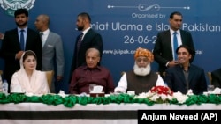 په ايتلافي حکومت کې د شاملو ځينو ګوندونو مشران 