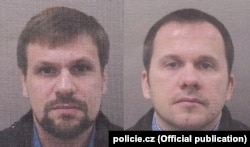 Снимки на Анатоли Чепига и Александър Мишкин, разпространени от чешката полиция