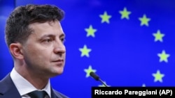 Президент України Володимир Зеленський привітав співгромадян із Днем Європи, який в Україні відзначається щороку в третю суботу травня