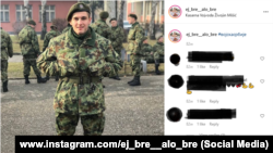 Dragan Grmuša na odsluženju vojnog roka