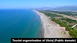 Plazhi i Madh në Ulqin. Fotografi nga arkivi. 