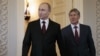 Президент России Владимир Путин и Алмазбек Атамбаев. 2015 год. 