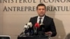 Romania Minister of Economy Radu Miruță, press conference, August 21, 2025, Bucharest 