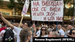 Protest koji su organizovali studenti u blokadama na Trgu Slavija – 28. jun 2025.