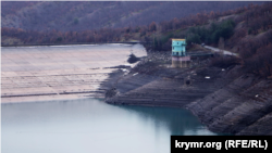 Изобильненское водохранилище, февраль 2021 года