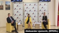 Pored ambasadora Kine u Crnoj Gori Liu Jina na konferenciji je učestvovala i šefica Delegacije Evropske unije u Podgorici Oana Kristina Popa kao i predsjednik Atlantskog saveza Crne Gore Savo Kentera.