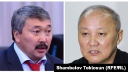 Карганбек Самаков жана Нариман Түлеев. Коллаж. 