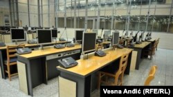 Salla e gjyqit të Gjykatës Speciale në Beograd.