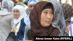 Кыргызские женщины в хиджабах. Иллюстративное фото.   