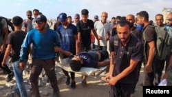 بیت لاحیه کې یو ټپي فلسطینی