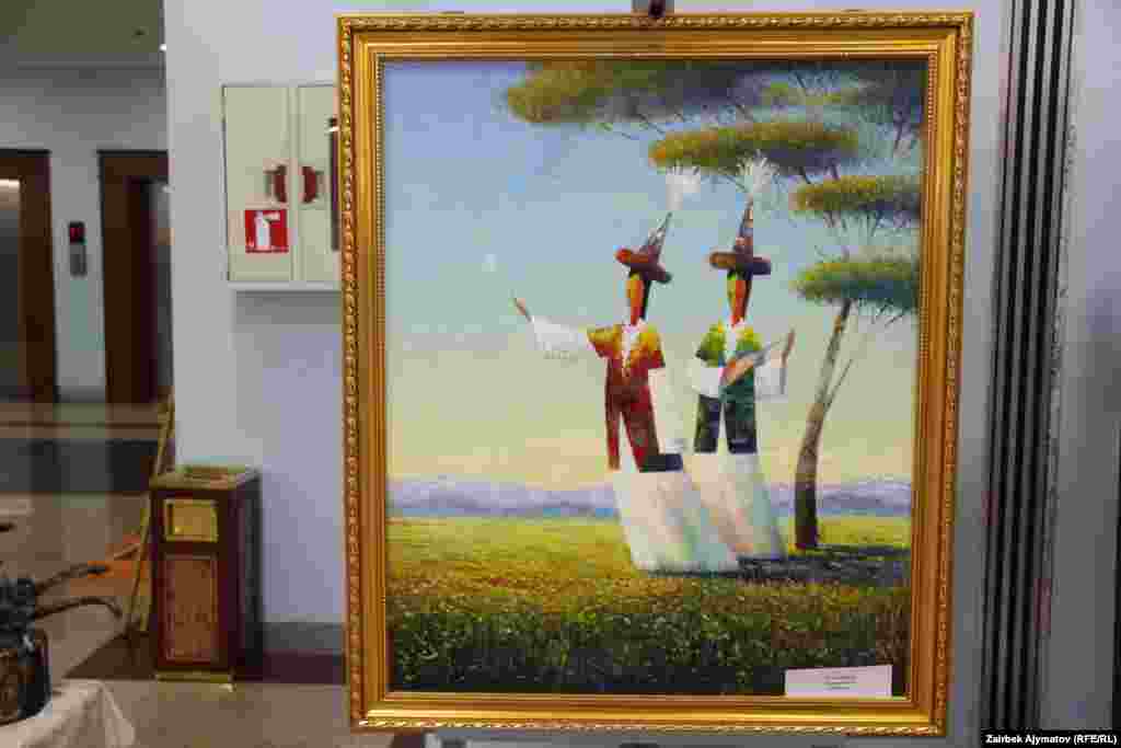 "Мелодия". Нурбек Матаев тарткан сүрөт.