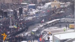 Uneasy Calm On Kyiv's Independence Square