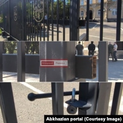რუსი ინვესტორების საკითხის განხილვისას, 7 ოქტომბერს, აფხაზეთის "პარლამენტის" რკინის ჭიშკარი არავის გაუღეს.