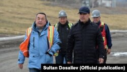 Президент Садыр Жапаров "Кумтөр" кенинде. 15-июнь, 2021-жыл.