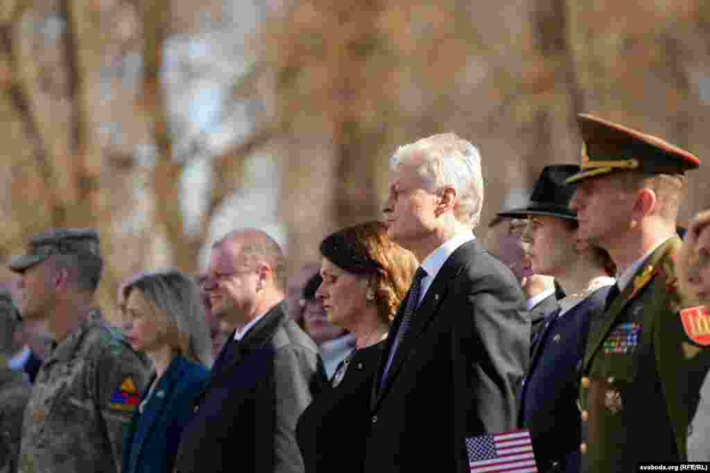 Прэзыдэнт Літвы Гітанас Наўседа (у цэнтры).