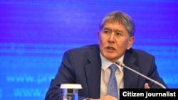 Президент Алмазбек Атамбаев.