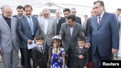 Махмуд Ахмадинеджад и Эмомали Рахмон