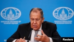 Mинистерот за надворешни работи на Русија Сергеј Лавров.