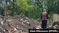 Кыргыз-тажик чек арасындагы Көк-Терек айылы. Баткен району.  7-май, 2021-жыл.