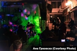 „Млади за Скопје“ настан - Концерт на Алембик во Стара скопска чаршија на 22 ноември 2020 година