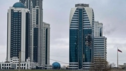 "Грозный-Сити" после удара БПЛА, Чечня