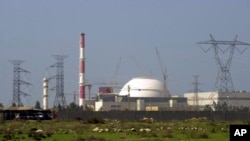 The reactor building of Iran's nuclear power plant in Bushehr