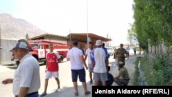 Чек арадагы Ак-Сай айылы. 