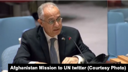 غلام محمد اسحاق‌زی٬ نماینده دایمی افغانستان در سازمان ملل متحد