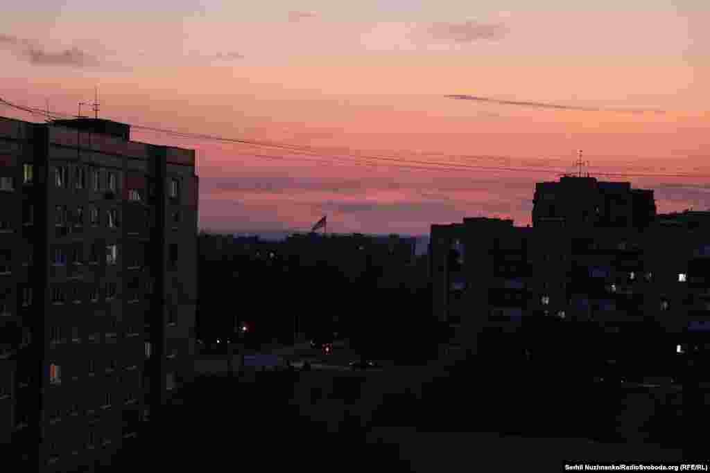 Захад сонца над Краматорскам