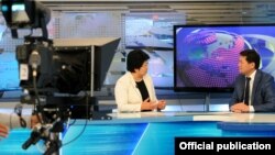 Роза Отунбаева жана Кубат Оторбаев