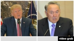 Нурсултан Назарбаев жана Дональд Трамп.
